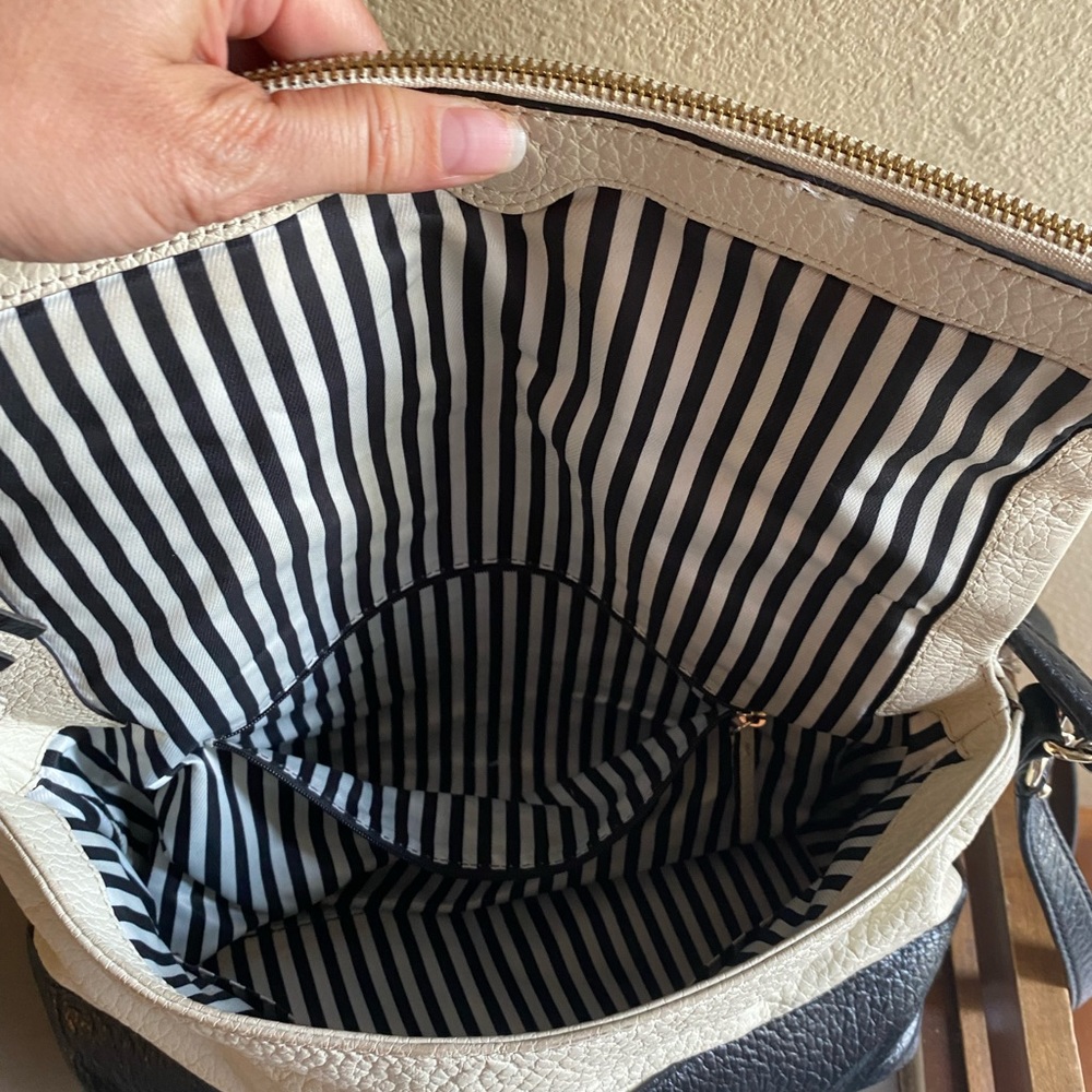 Kate Spade New York| Buttermilk & Black Carmen Southport Avenue Leather - Picture 9 of 12